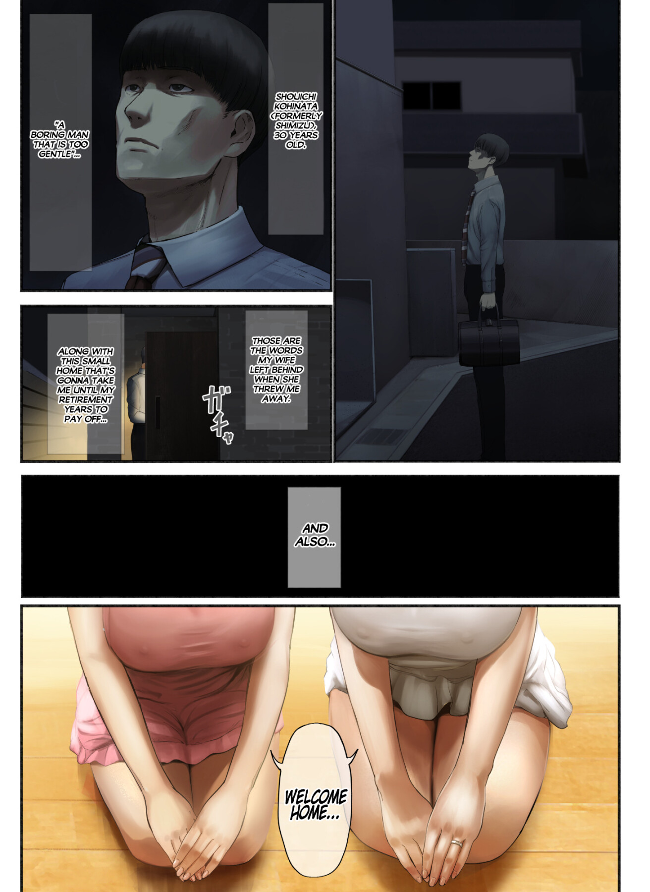 Hentai Manga Comic-My Wife Left Me Because I was -Read-4